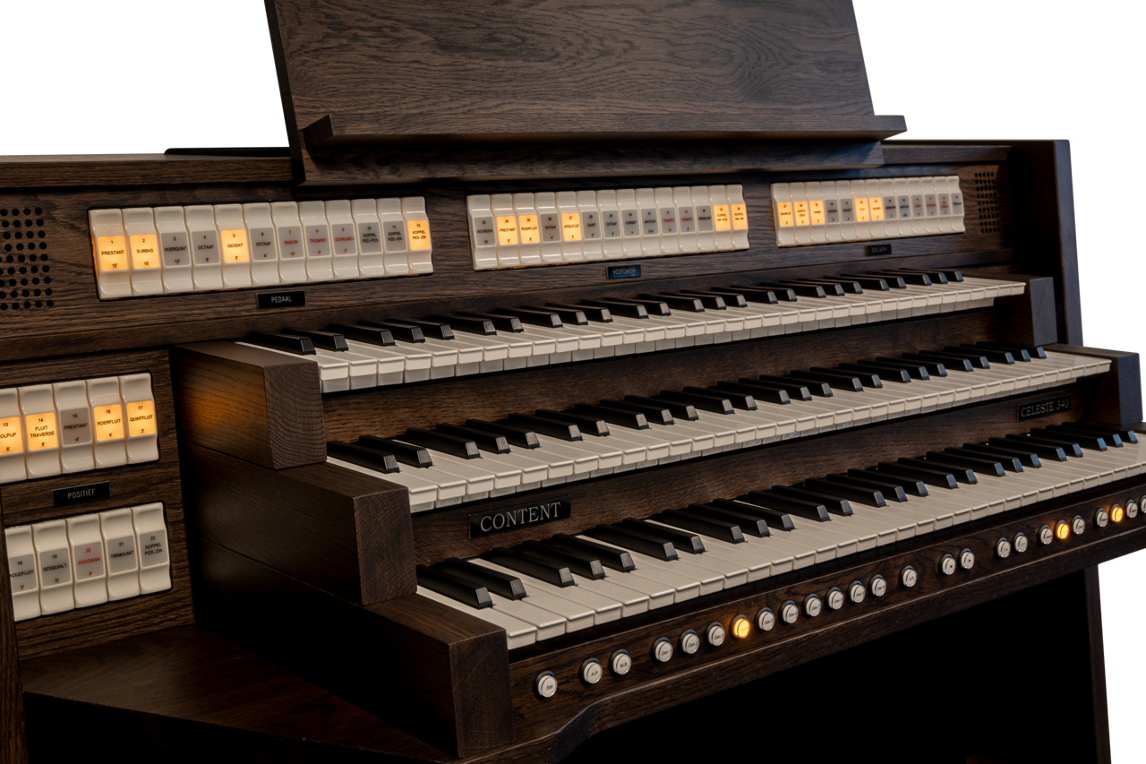 Celeste 340 — vista frontal