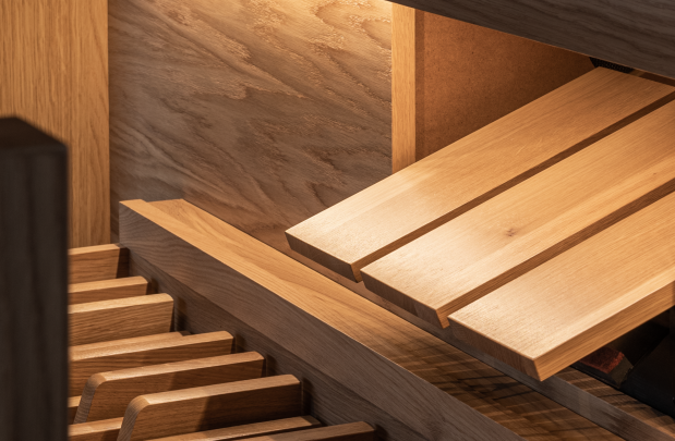 Chapel 340R — detalle tiradores WDS