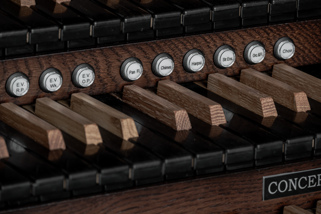 Concerto 476 — detalle teclados