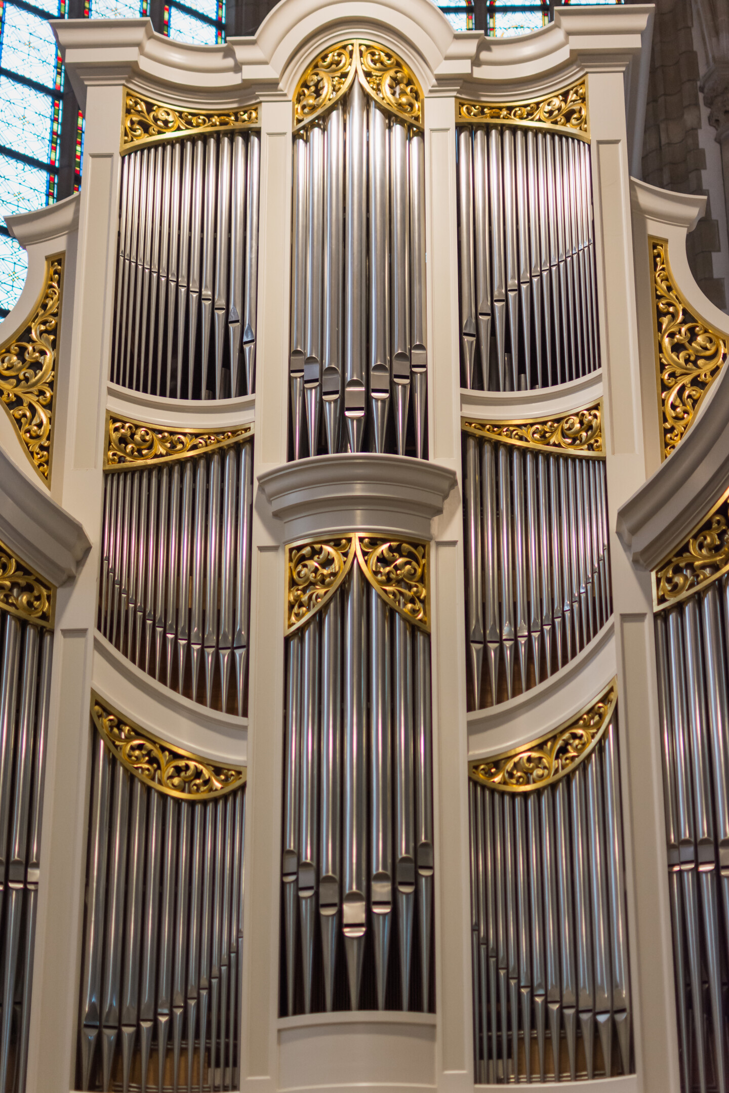 Detalle del órgano de Bach — Dordrecht