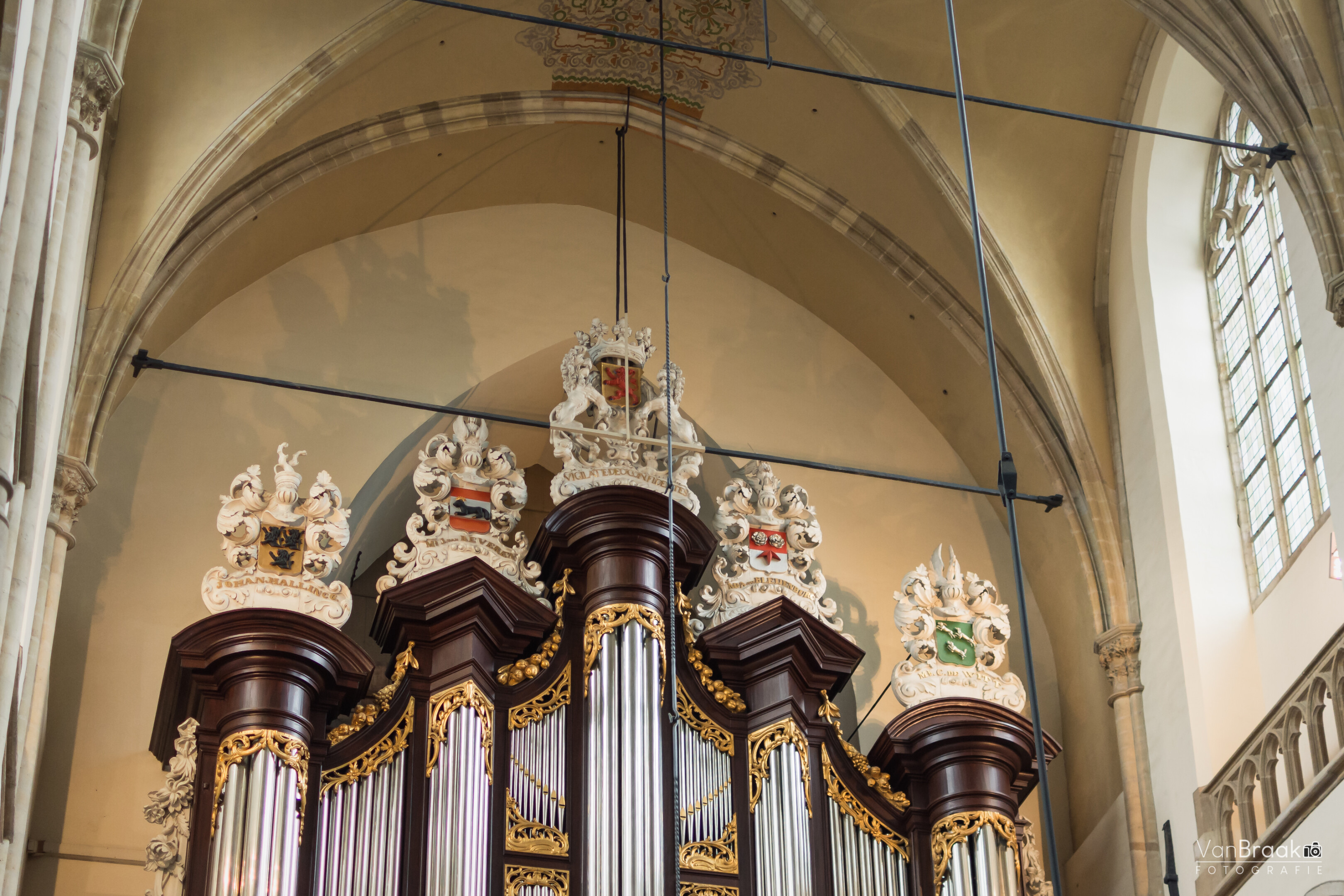 Interior de la Grote Kerk — Dordrecht