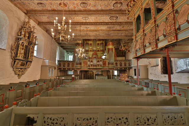 Lüdingworth St. Jakobikirche — detalle del órgano