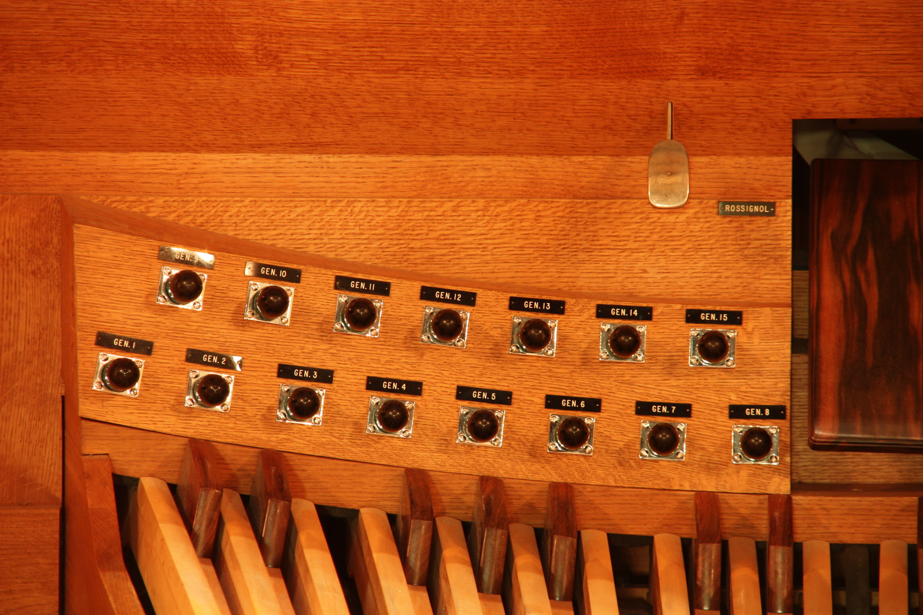 Portland Trinity — vista del órgano